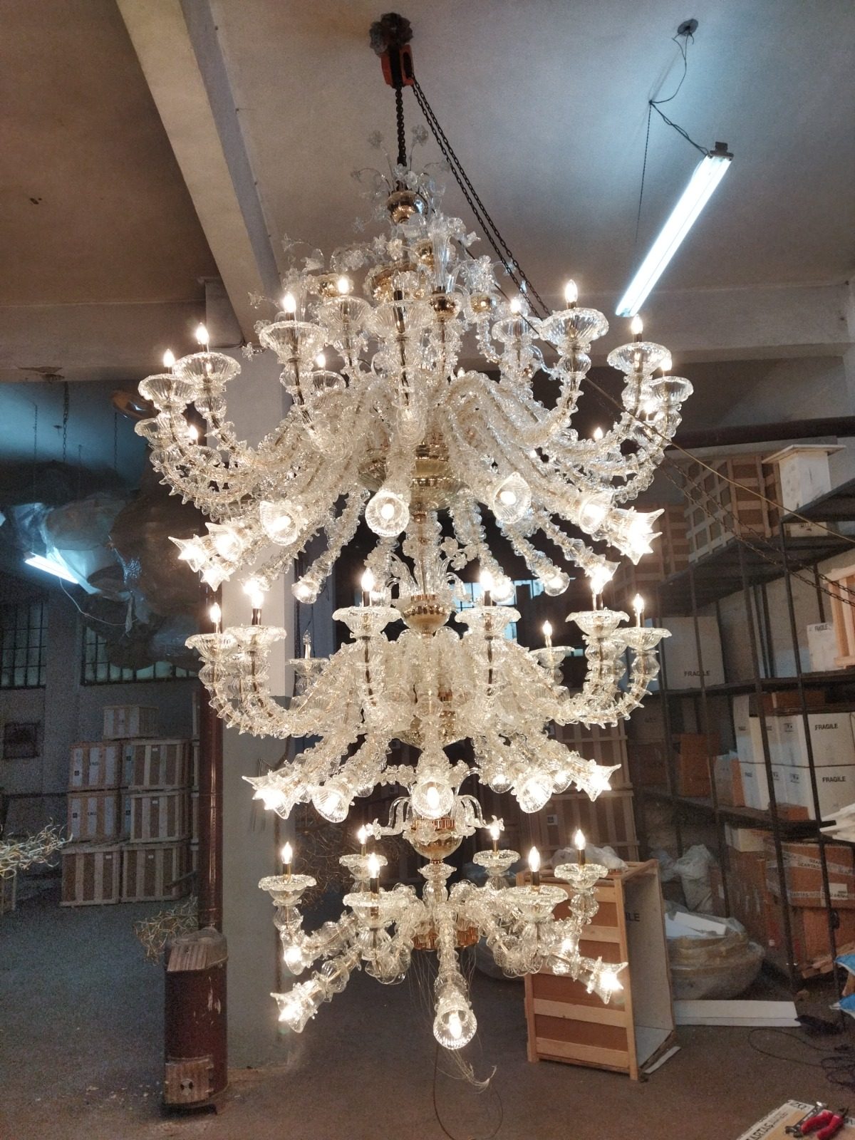 Klasik Kristal Avize